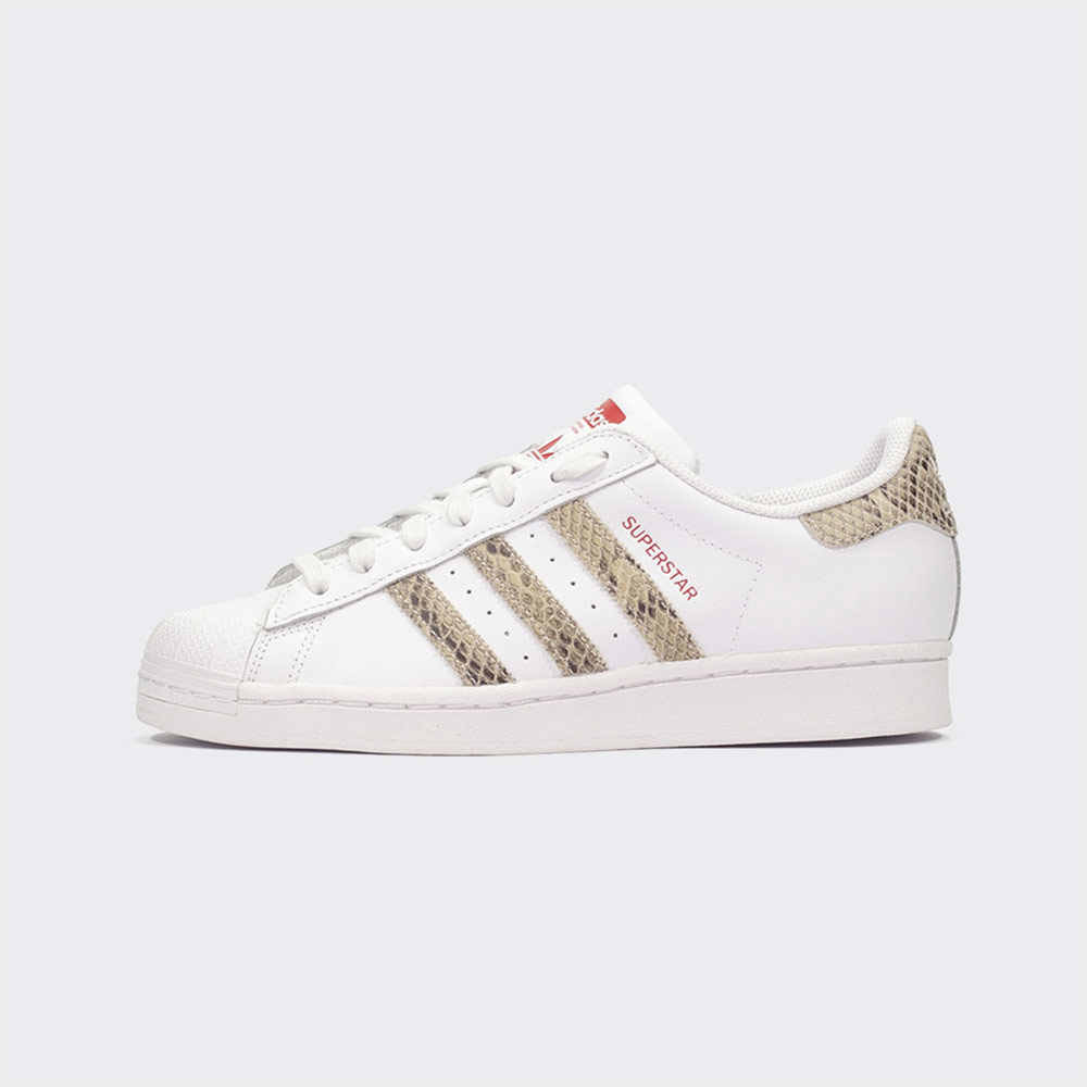 Tenis Adidas Superstar Wonder White Snakeskin HQ1918