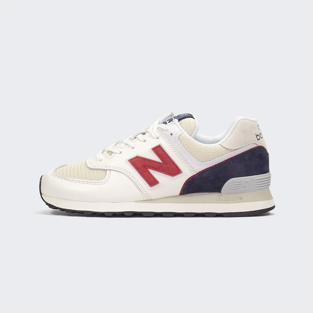 Tenis New Balance 574 White Red Navy ML574WN2