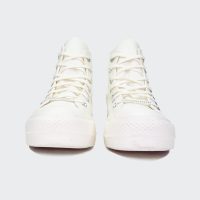 Tenis Converse Chuck Taylor All Star Lift Platform Leather White A09114C 286