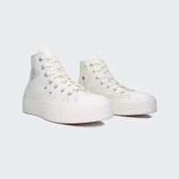 Tenis Converse Chuck Taylor All Star Lift Platform Leather White A09114C 286