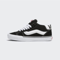 Tenis Vans Knu Mid Suede Black White Negro VN000CQ96BT