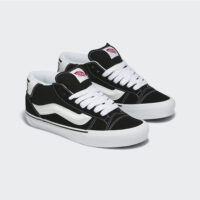 Tenis Vans Knu Mid Suede Black White Negro VN000CQ96BT