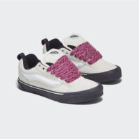 Tenis Vans Knu Skool Grey Pink Laces Gris VN0009QCPRP