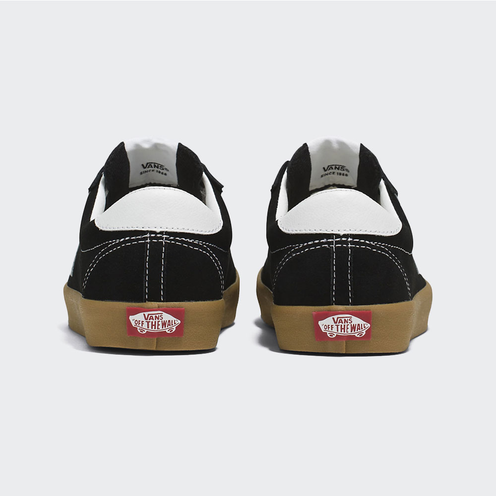 Tenis Vans Sport Low Black White Gum Negro VN000CQRB9M