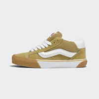 Tenis Vans Knu Mid Suede Khaki Amarillo VN000CQ95SM