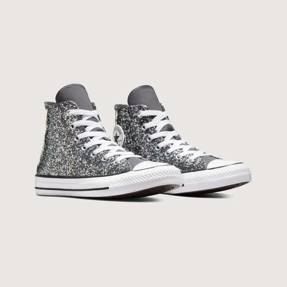Tenis Converse Chuck Taylor All Star Glitter Dark Matter Negro A09270C 010