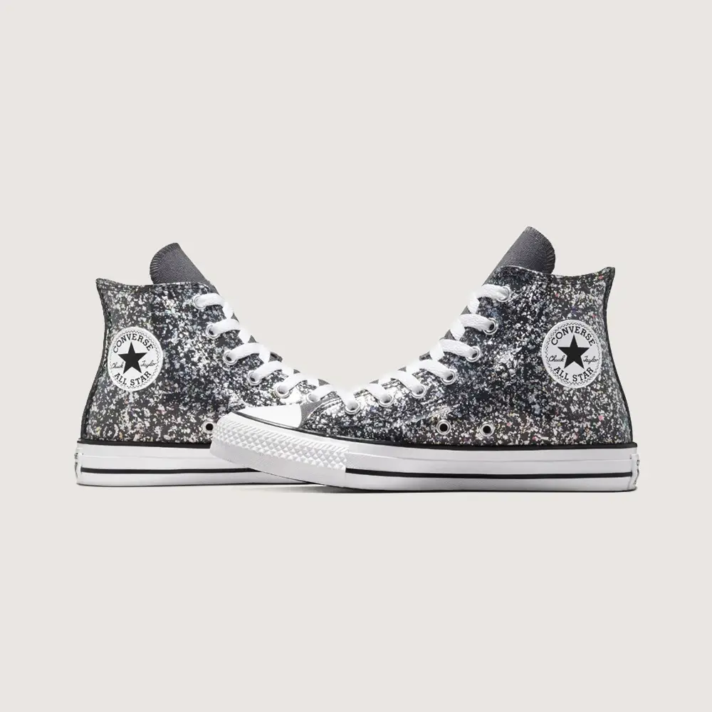 Tenis Converse Chuck Taylor All Star Glitter Dark Matter Negro A09270C 010
