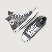 Tenis Converse Chuck Taylor All Star Glitter Dark Matter Negro A09270C 010