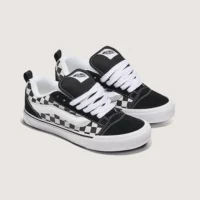 Tenis Vans Knu Skool Checker Black White VN000D22BPB