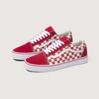 Tenis Vans Old Skool (Primary Check) Racing Red White Rojo VN0A38G1P0T 02