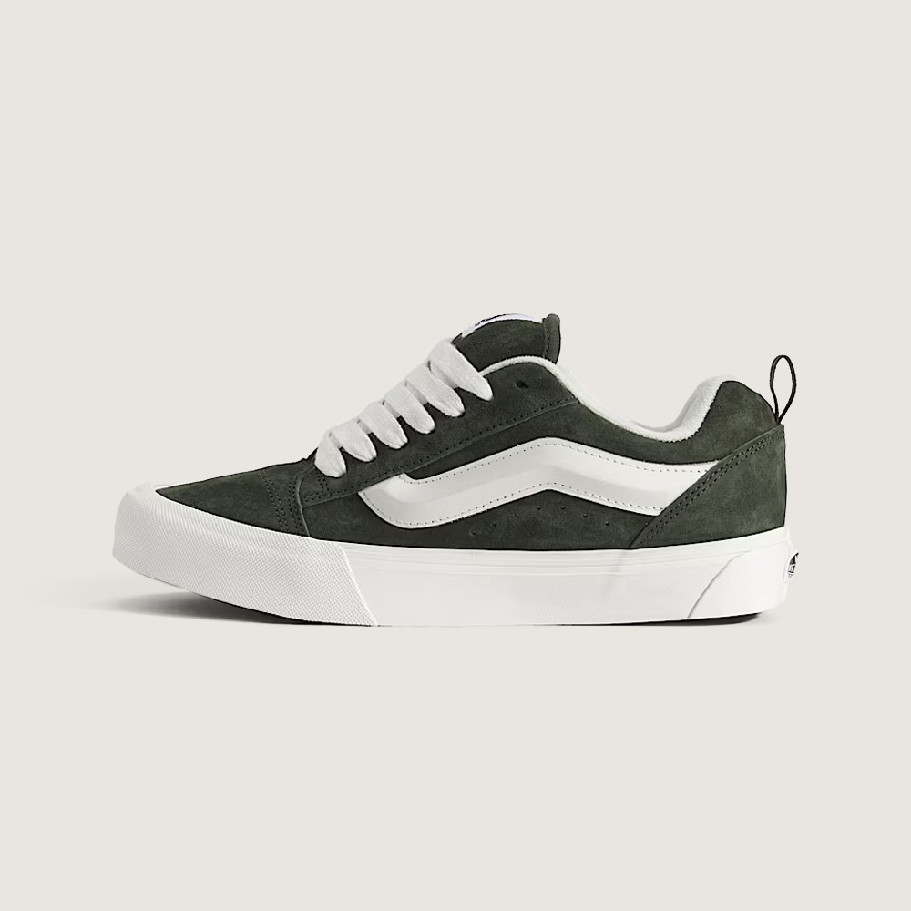 Tenis Vans Knu Skool Pig Suede Dried Kelp Green VN000D22EMU 01