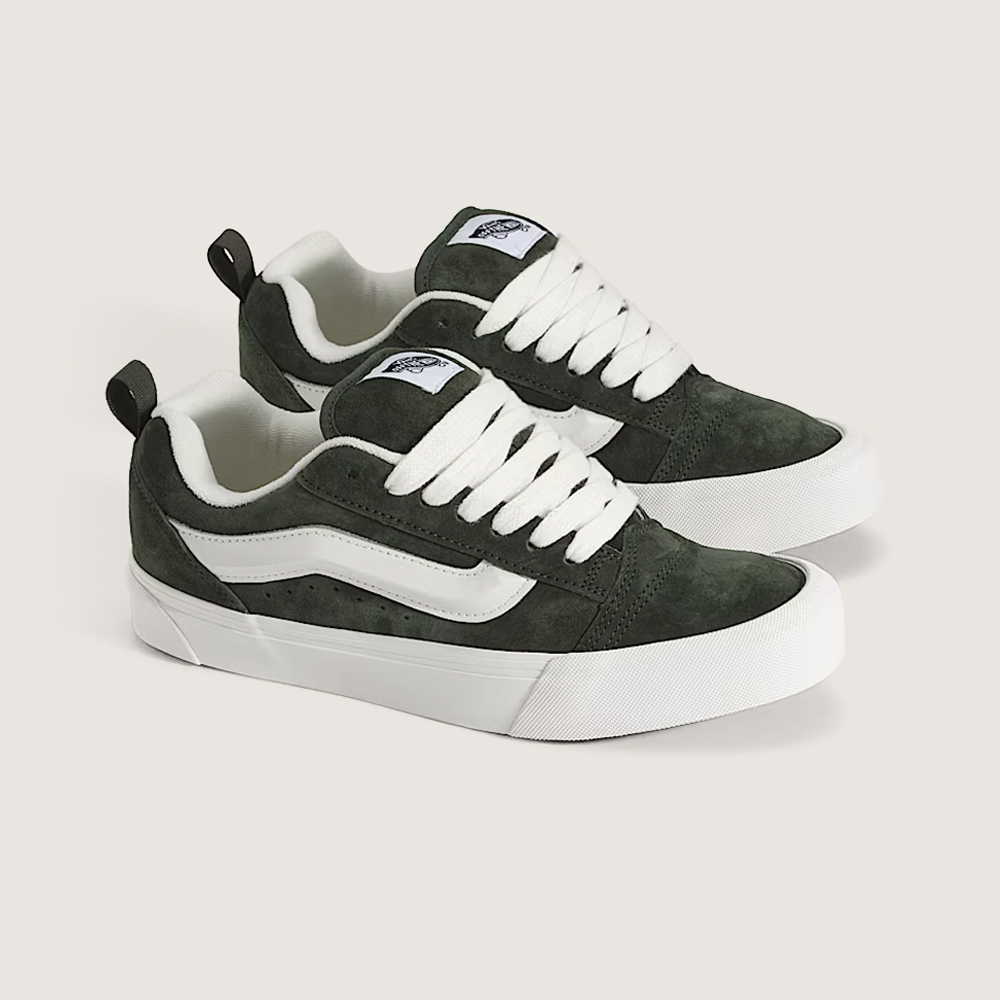 Tenis Vans Knu Skool Pig Suede Dried Kelp Green VN000D22EMU 01