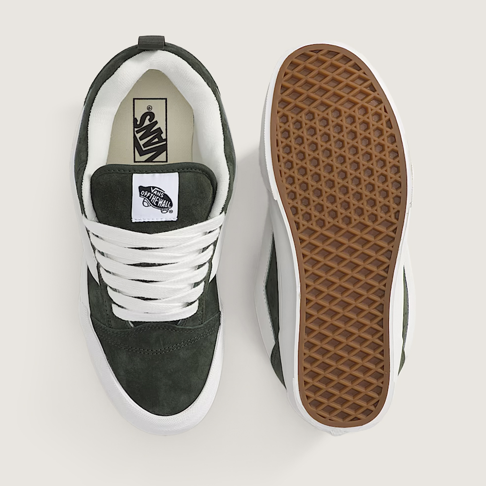 Tenis Vans Knu Skool Pig Suede Dried Kelp Green VN000D22EMU 01
