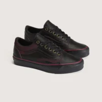 Tenis Vans Premium Old Skool Tania Dark Red Black VN000EDAKRK